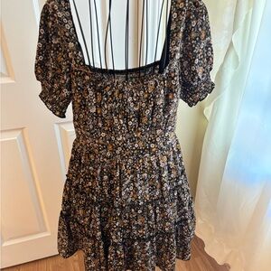 Francesca’s Floral Mini Layered Dress